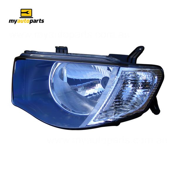 Head Lamp Passenger Side Certified Suits Mitsubishi Triton MN 2009 to 2015