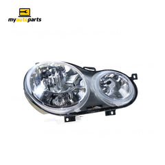 Halogen Electric Adjust Head Lamp Drivers Side Certified Suits Volkswagen Polo 9N 2002 to 2005