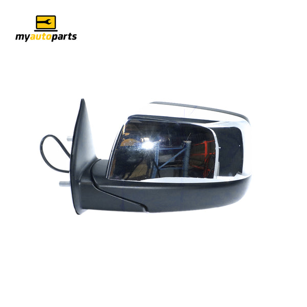 Chrome Door Mirror Electric Adjust Passenger Side Genuine Suits Ford Ranger PJ 2006 to 2009