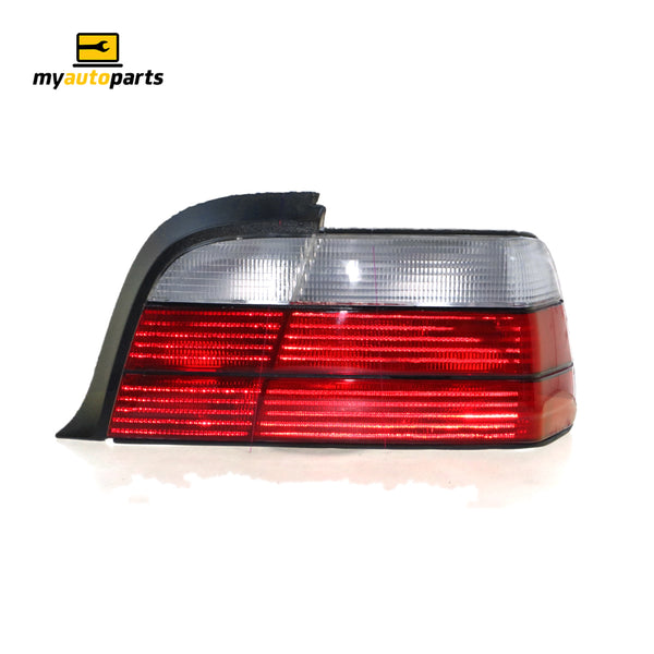 Black Red/Clear Tail Lamp Drivers Side Certified Suits BMW 3 Series E36 Coupe 1997 to 2000