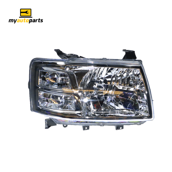 Head Lamp Drivers Side Certified Suits Ford Ranger PJ 2006 to 2009