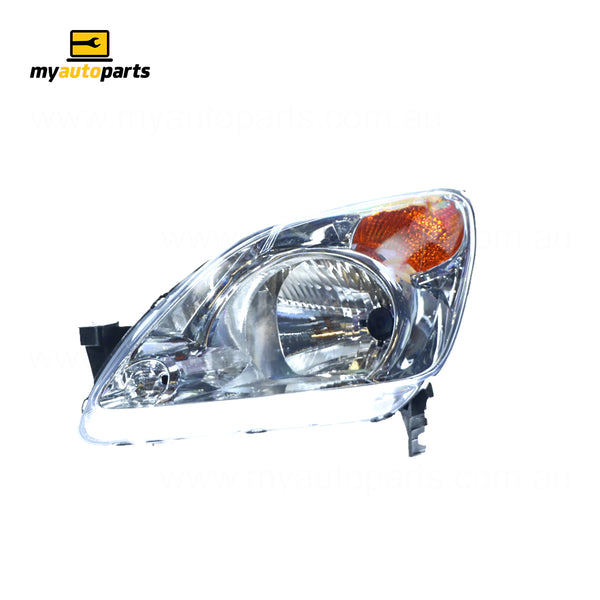 Head Lamp Drivers Side Aftermarket Suits Honda CR-V RD 2001 to 2004