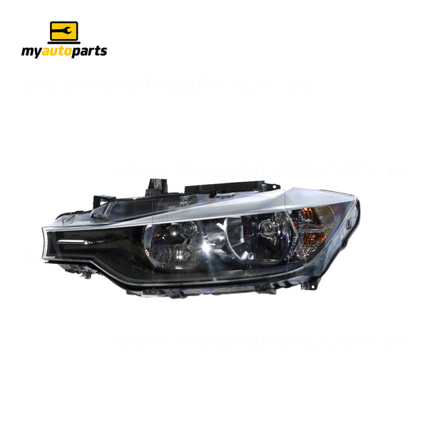 Halogen Head Lamp Passenger Side OES Suits BMW 3 Series F30 Sedan 2012 to 2015