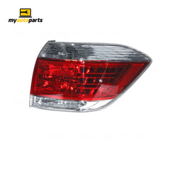 Tail Lamp Drivers Side Genuine Suits Toyota Kluger GSU40R/GSU45R 2010 to 2013