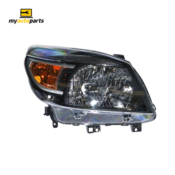 Halogen Manual Adjust Head Lamp Drivers Side Certified Suits Ford Ranger PK 2009 to 2011