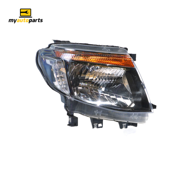 Halogen Head Lamp Drivers Side Certified Suits Ford Ranger PX 2011 to 2015