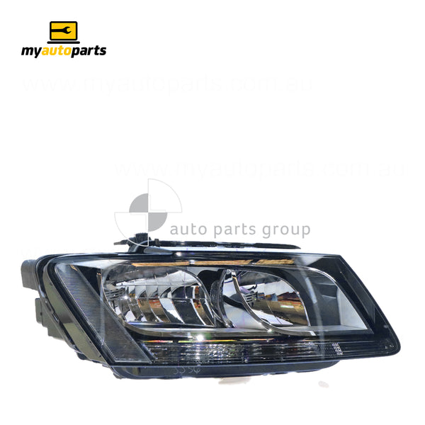 Halogen Head Lamp Drivers Side Genuine Suits Audi Q5 8R 3/2009 to 11/2012