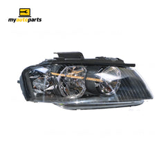 Halogen Head Lamp Drivers Side Certified Suits Audi A3 8P 2004 to 2008