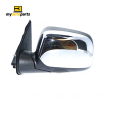 Chrome Door Mirror Passenger Side Aftermarket Suits Holden Rodeo RA 2003 to 2008