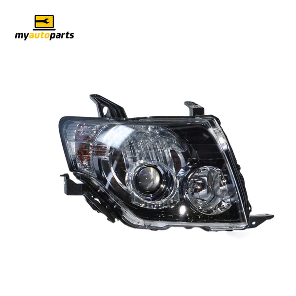 Halogen Head Lamp Drivers Side Genuine Suits Mitsubishi Pajero GLS/VRX NT 2008 to 2009