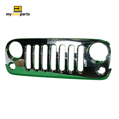Chrome Grille Genuine Suits Jeep Wrangler JK 2006 to 2018