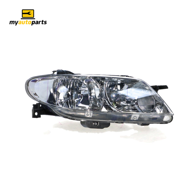 Head Lamp Drivers Side Genuine Suits Mazda 323 SP20 BJ 2001 to 2004