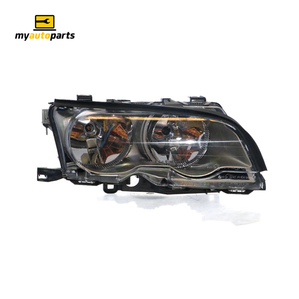 Head Lamp Drivers Side Certified Suits BMW 3 Series E46 Coupe 2001 to 2003