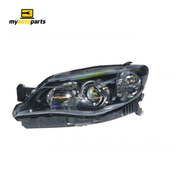 Black Head Lamp Passenger Side Certified suits Subaru Impreza/WRX/STi 2007 to 2014