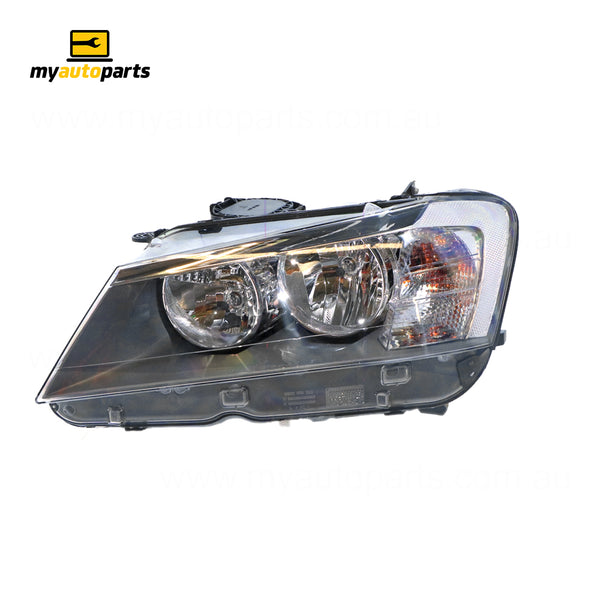 Halogen Head Lamp Passenger Side OES Suits BMW X3 F25 2011 to 2014