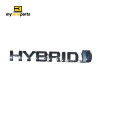 Guard Emblem Drivers Side Genuine suits Toyota Prius-C NHP10R