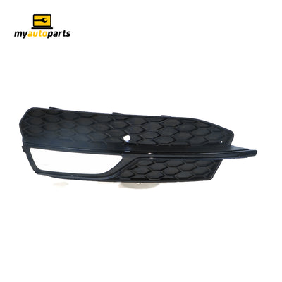 Front Bar Grille With Fog Light Mount Passenger Side Genuine Suits Audi A3 S-Line 8V 5/2013 to 5/2016
