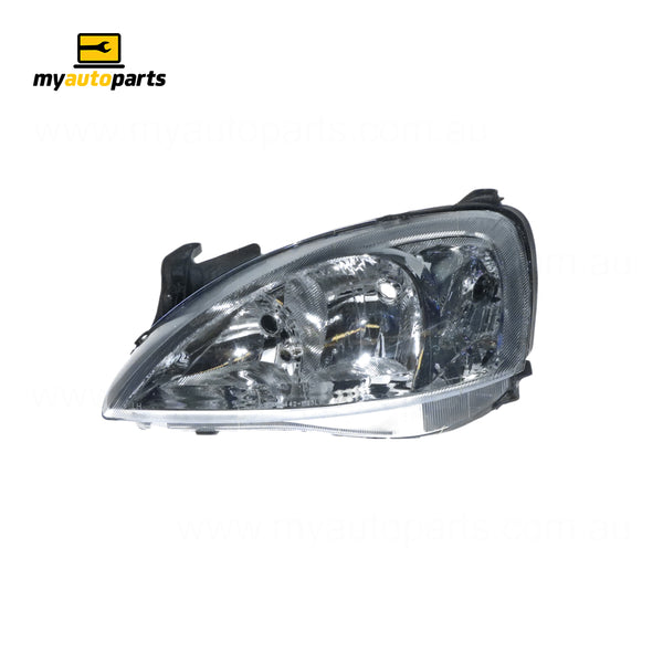 Head Lamp Passenger Side Certified Suits Holden Barina XC 2001 to 2011