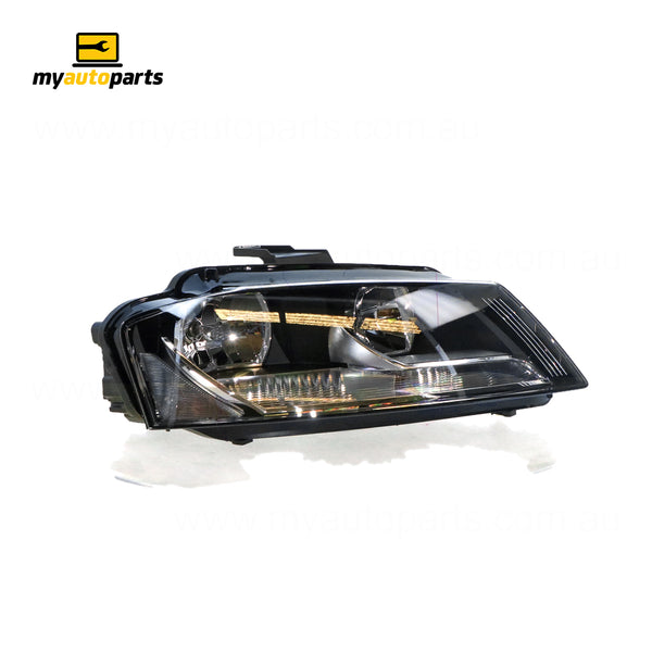 Head Lamp Drivers Side OES Suits Audi A3 8P 2008 to 2014