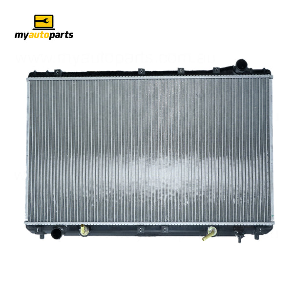 Radiator 34 / 34 mm Plastic Aluminium 425 x 708 x 26 mm Manual/Auto 3.0 L 1MZFE Aftermarket Suits Toyota Avalon MCX10R 2000 to 2005