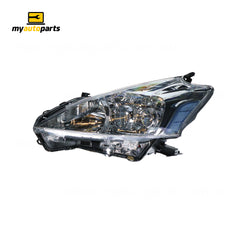 LED Head Lamp Passenger Side Genuine Suits Toyota Prius-V i-Tech ZVW40R 2013 to 2015