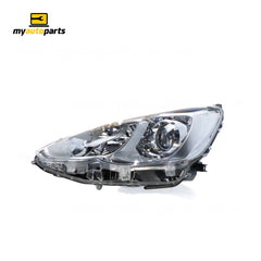 Head Lamp Passenger Side Genuine Suits Toyota Prius-C NHP10R E-CVT2015 to 2017