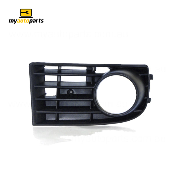 Black Front Bar Grille With Fog Light Mount Drivers Side Certified Suits Volkswagen Golf MK 5 7/2004 to 2/2009