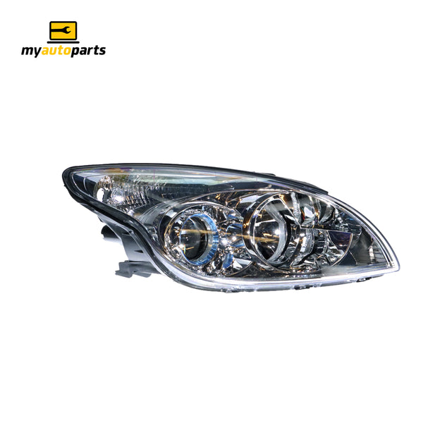 Head Lamp Drivers Side Certified Suits Hyundai i30 FD 5 Door 8/2007 to 12/2007