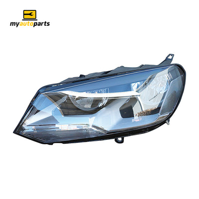 Halogen Head Lamp Passenger Side Genuine Suits Volkswagen Touareg 7P 7/2011 to 7/2015