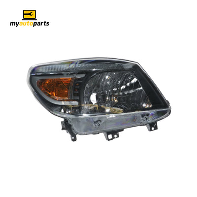 Halogen Manual Adjust Head Lamp Drivers Side Genuine Suits Ford Ranger PK 2009 to 2011