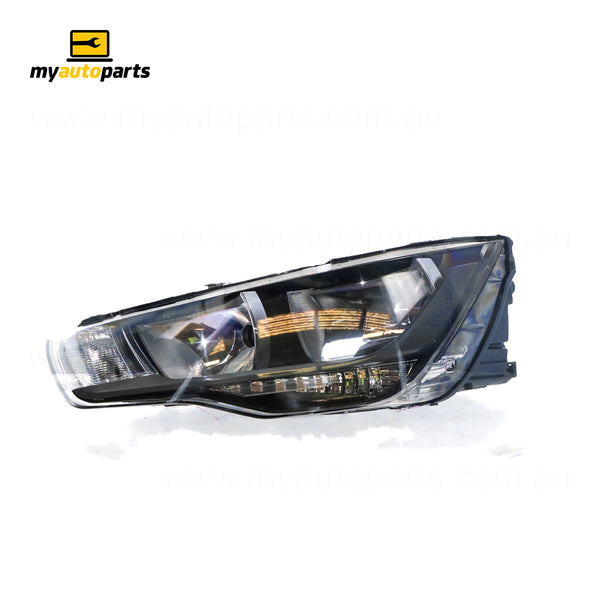 Halogen Head Lamp Passenger Side Certified Suits Audi A1 8X 2010 to 2015