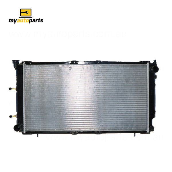 Radiator 38 mm 38 / Plastic Aluminium 675 x 358 x 16 mm Manual/Auto 2.2L L EJ22 Aftermarket suits Subaru Liberty B1