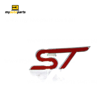Tail Gate Emblem "ST" Genuine Suits Ford Focus LW 2012 to 2015