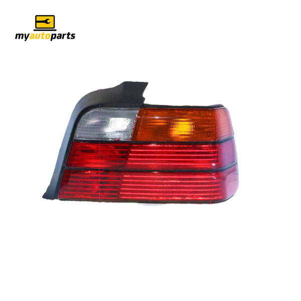 Black Red/Amber/Clear Tail Lamp Drivers Side Certified Suits BMW 3 Series E36 1991 to 1996