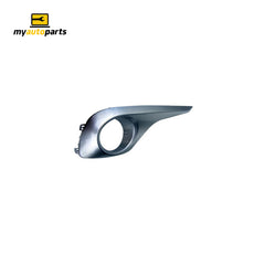 Front Bar Grille With Fog Light Mount Drivers Side Aftermarket Suits Toyota Kluger GSU40R/GSU45R 7/2010 to 12/2013