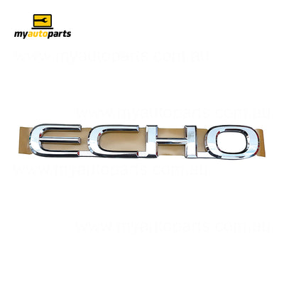 Boot lid Emblem "Echo" Genuine Suits Toyota Echo NCP12R 2002 to 2005