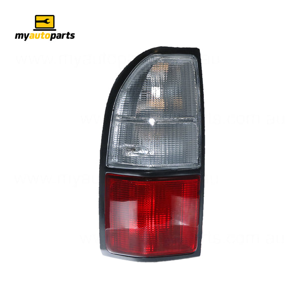Red/Clear Tail Lamp Passenger Side Aftermarket Suits Toyota Prado 95 Series 1999 to 2002