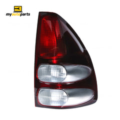 Red/Clear Tail Lamp Drivers Side Certified Suits Toyota Prado RZJ120R / GRJ120R / KDJ120R 2002 to 2009