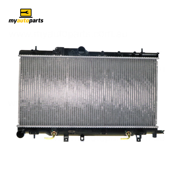 Radiator 38 / 38 mm Plastic Aluminium 340 x 688 x 16 mm Manual/Auto 2.0L L EJ20 Aftermarket Suits Subaru Impreza GD/GG 2000 to 2005