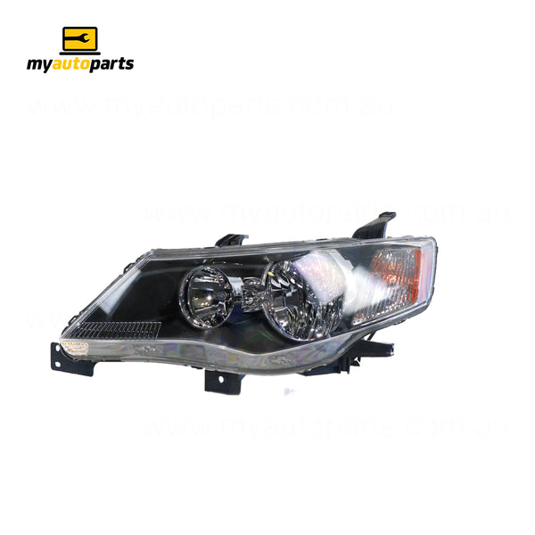 Halogen Head Lamp Passenger Side Genuine Suits Mitsubishi Outlander ZG 2006 to 2007