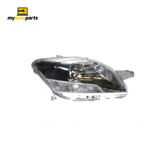 Halogen Manual Adjust Head Lamp Drivers Side Genuine Suits Toyota Yaris NCP93R 2006 to 2016
