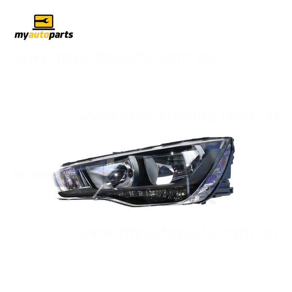 Halogen Head Lamp Passenger Side Genuine Suits Audi A1 8X 12/2010 to 2/2015