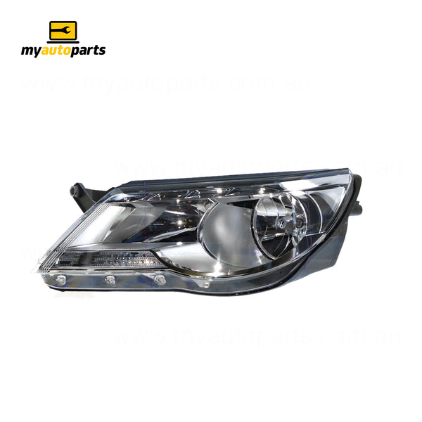 Halogen Electric Adjust Head Lamp Passenger Side Genuine Suits Volkswagen Tiguan 5N 2008 to 2011