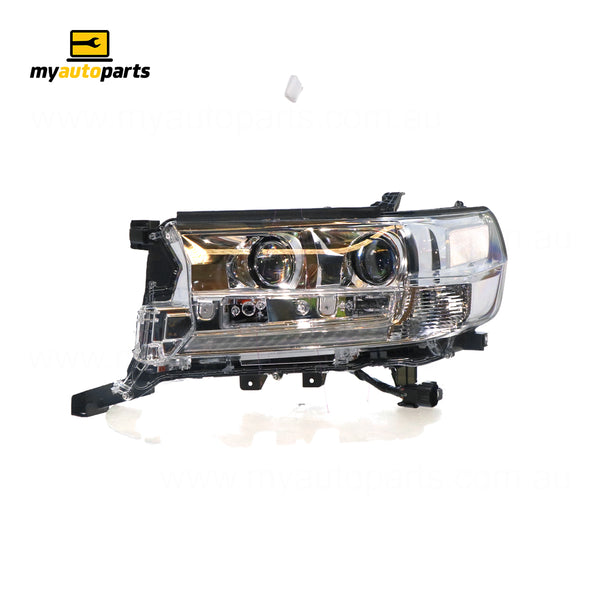 Bi-LED Head Lamp with Auto Levelling and DRL Passenger Side Genuine suits Toyota Landcruiser 200 Series VX/Sahara 9/2015 On