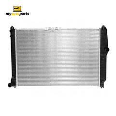 Radiator 32 / 34 mm Plastic Aluminium 600 x 418 x 16 mm Manual 1.6L L F16D3 Aftermarket Suits Holden Barina TK 2005 to 2012