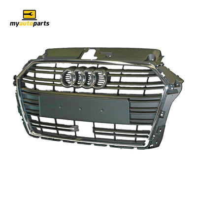 Chrome/Black Grille Genuine Suits Audi A3 8V 2016 On