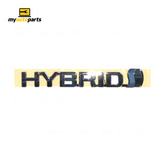 Guard Emblem Drivers Side Genuine Suits Toyota Prius NHW20R 2003 to 2009