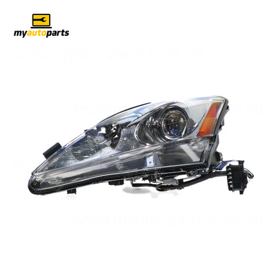 Halogen Head Lamp Passenger Side Genuine Suits Lexus IS250 Prestige GSE20 2010 to 2013