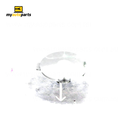 White Rear Bar Tow Hook Cover Genuine Suits Mitsubishi Lancer CJ 2007 to 2015