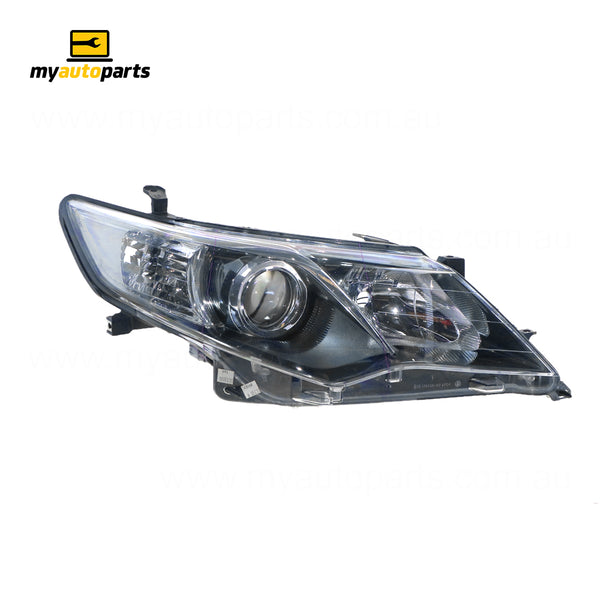 Halogen Head Lamp Drivers Side Genuine Suits Toyota Camry AVV50R 2012 to 2015